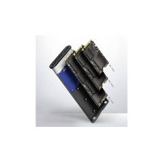 Axagon EEM2-SG2 SuperSpeed+ USB-C M.2 NVMe & SATA SSD Box - High-Performance Storage Solution for Your Needs!